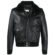 Men’s oversized leather bomber jacket in cognac, relaxed fit, streetwear styling