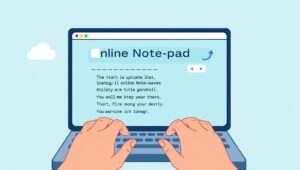 Minimal Online Notepad for Instant Notes