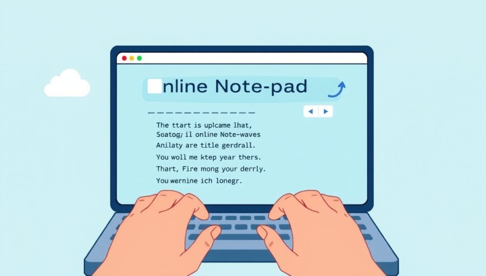 Minimal Online Notepad for Instant Notes