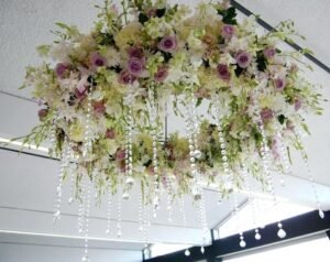 Indian Wedding Reception Stage Decoration