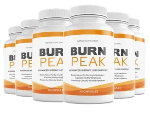 burn peak supplement bottle