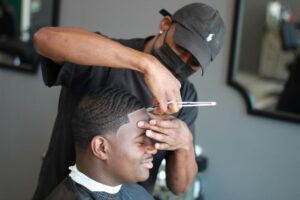 Barbershop open late near me