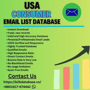 USA Consumer Email List Database