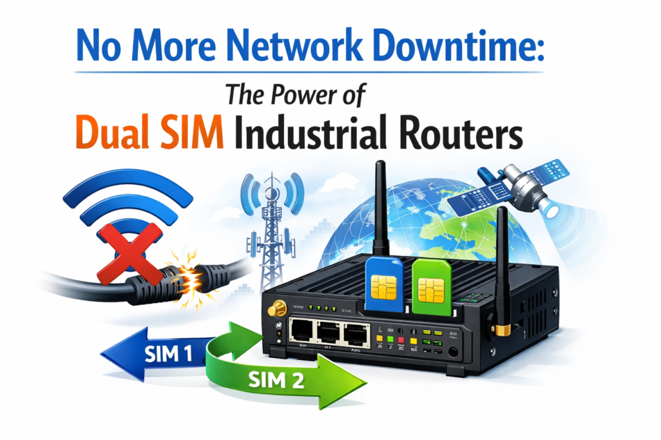 No More Network Downtime The Power of Dual SIM Industrial Routers