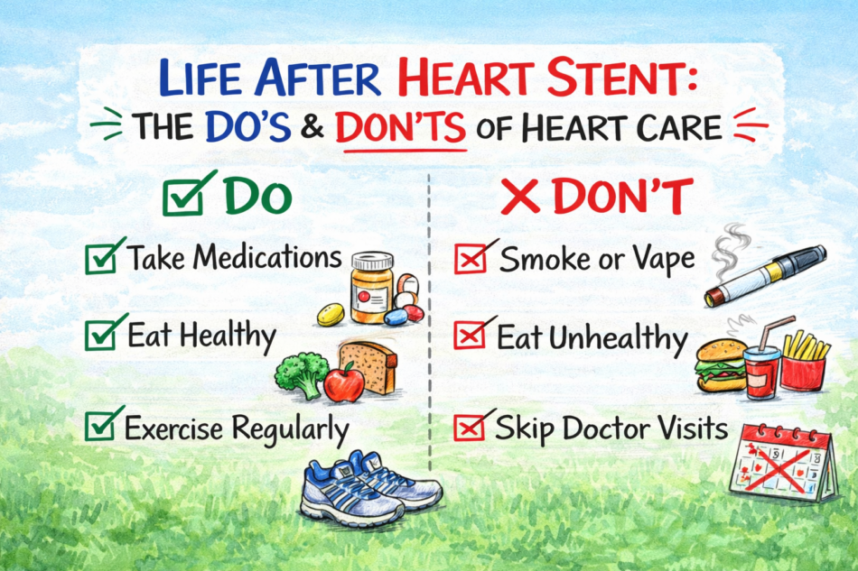 LIFE AFTER HEART STENT: THE DO’S & DON’TS OF HEART CARE