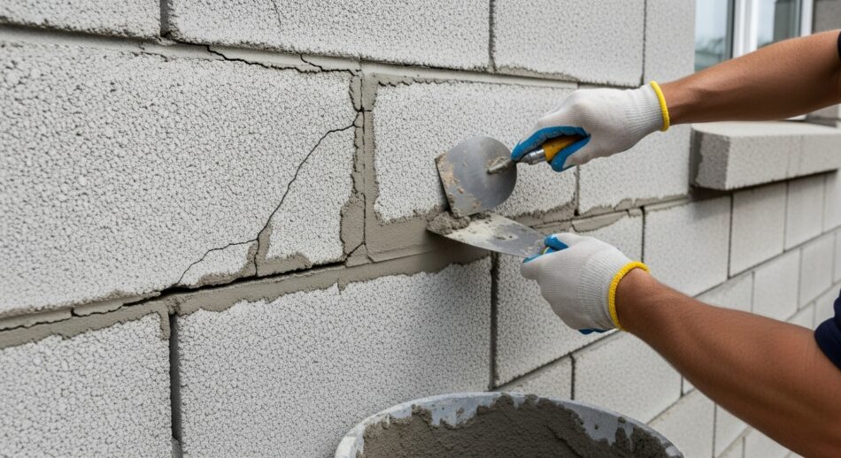 How To Repair Cracks In Concrete Block Walls