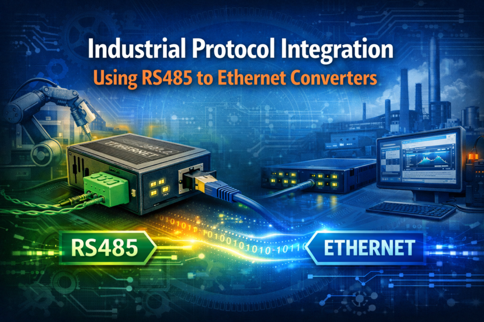 Industrial Protocol Integration Using RS485 to Ethernet Converters