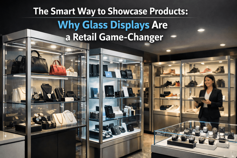 The Smart Way to Showcase Products Why Glass Displays Are a Retail Game-Changer