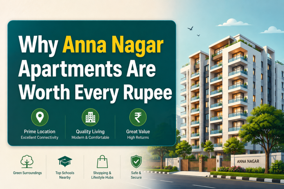 Why Anna Nagar Apartments Are Worth Every Rupee
