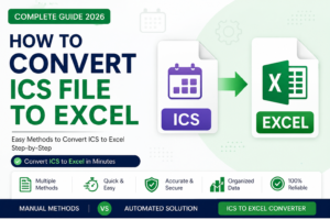 convert ICS to Excel