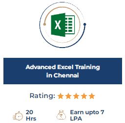 Advanced Excel Training in Chennai | Bita Academy