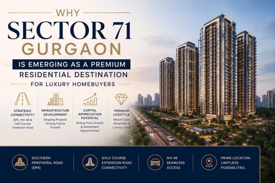 Why Sector 71 Gurgaon Is Emerging as a Premium Residential Destination for Luxury Homebuyers