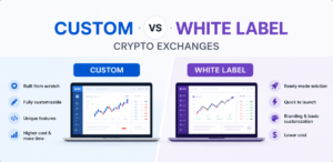 custom vs white label crypto exchange development