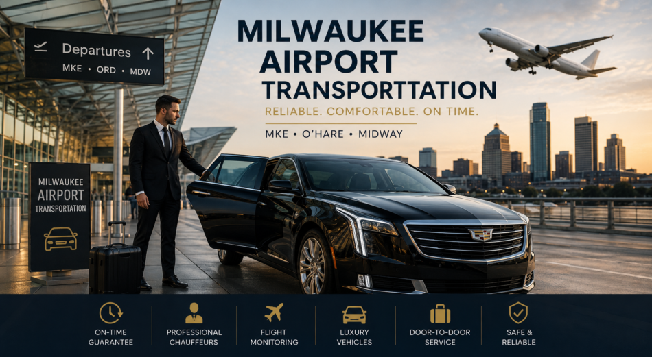 Planning airport transportation in Milwaukee? Discover how reliable private car services help travelers enjoy comfortable, punctual, and stress-free transfers to and from Milwaukee Mitchell International Airport.