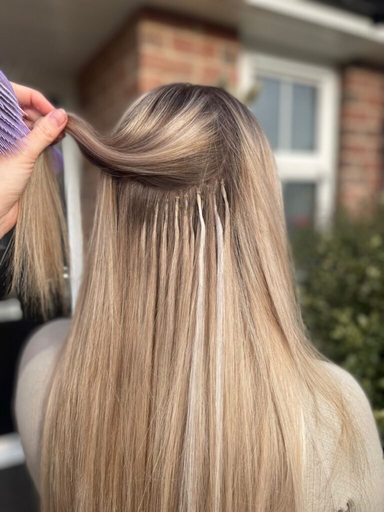 Nano Ring Hair Extensions Real Hair That Blend Naturally