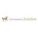 Carrosserie Ameline logo featuring a golden horse silhouette with the brand name, specializing in premium horse trucks and equine transport solutions.