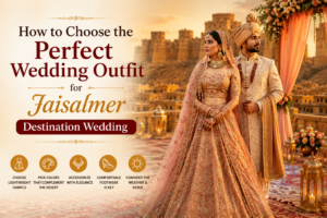 How to Choose the Perfect Wedding Outfit for Jaisalmer Destination Wedding