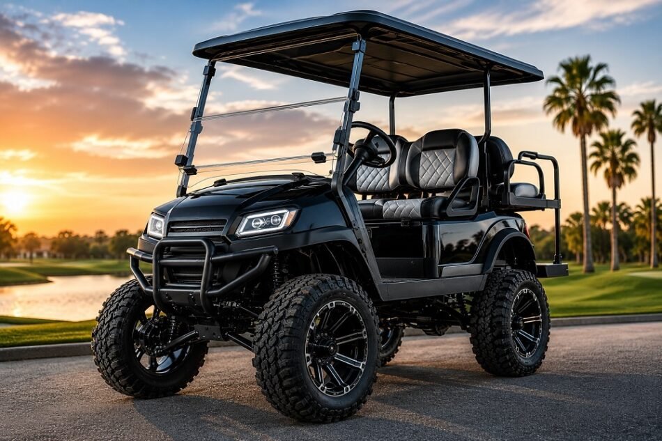 Lifted Golf cart