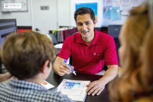 Student learning AP Calculus Irvine with personalized tutoring at Thinque Prep in Lake Forest, California.