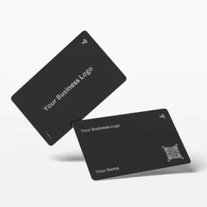 Black Metal Business Cards