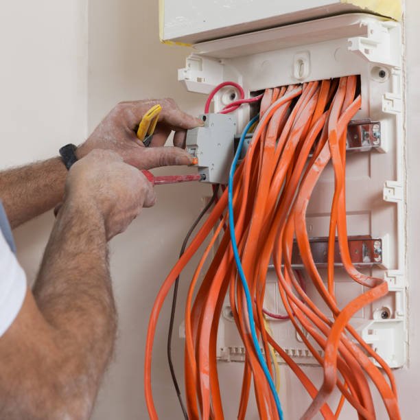 Professional electricien Morzine performing safe electrical installation during chalet renovation