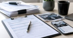 Filing a personal accident claim with documents and evidence