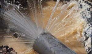 burst pipe water damage repair
