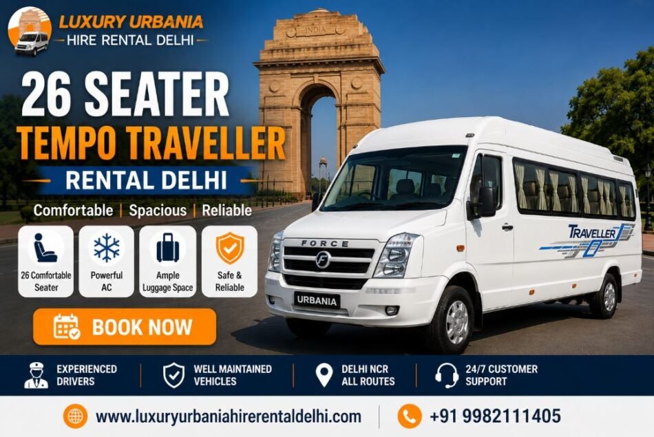 26 Seater Tempo Traveller