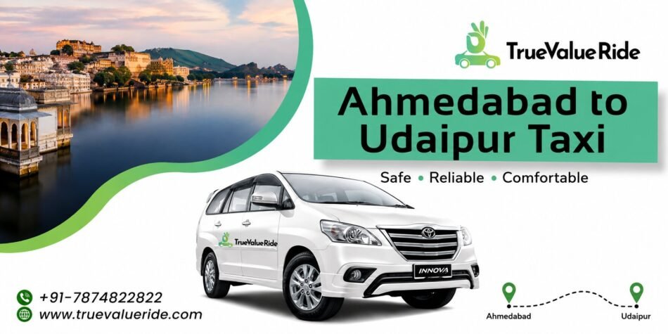 Ahmedabad to Udaipur taxi