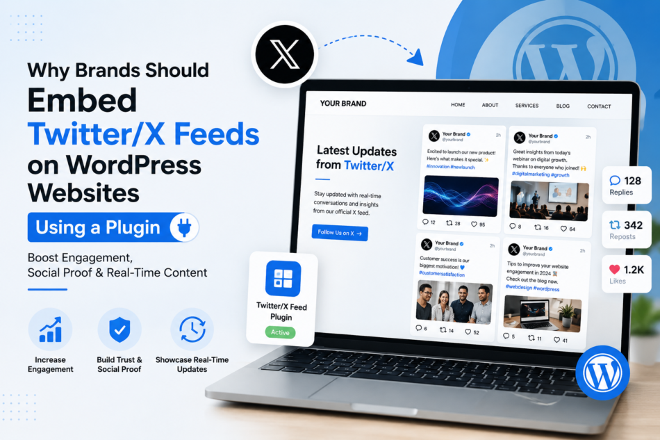 Why Brands Should Embed TwitterX Feeds on WordPress Websites Using a Plugin