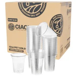 24 oz plastic cups with lids