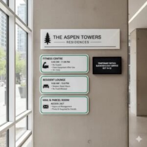 Multi-Unit Building Signs in Edmonton