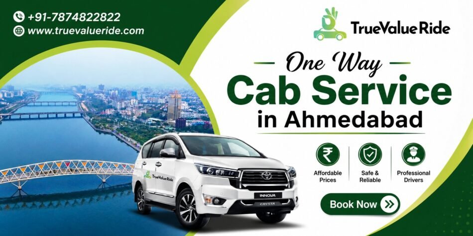 One Way cab service in Ahmedabad