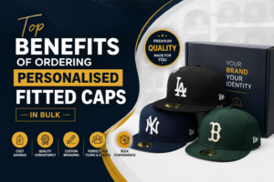Top Benefits Of Ordering Personalised Fitted Caps In Bulk