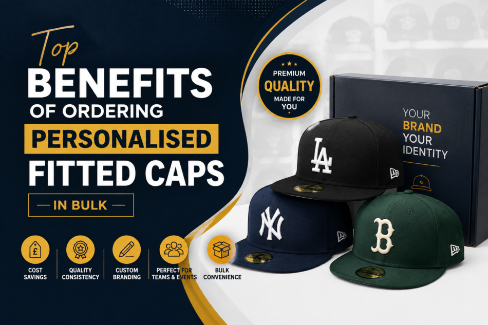 Top Benefits Of Ordering Personalised Fitted Caps In Bulk