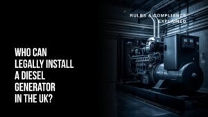 UK Diesel Generator Installation Rules Banner