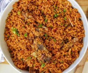 Ghanaian Lamb Jollof Rice