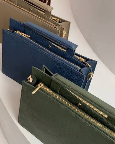 emily jones brand new Recycled leather crossbody bags
