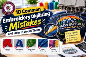 10 Common Embroidery Digitizing Mistakes and How to Avoid Them