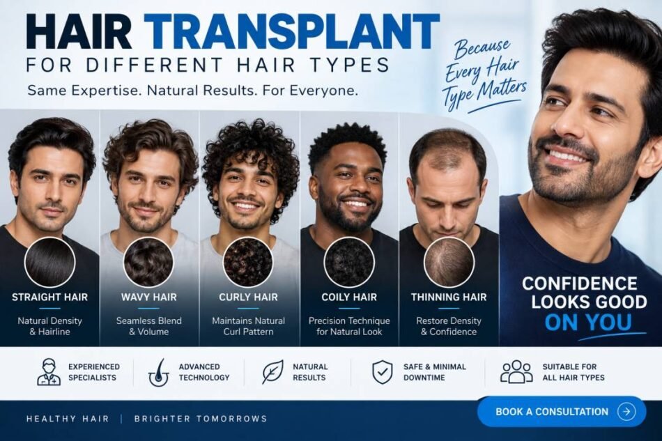 Best Hair Transplant for Different Hair Types