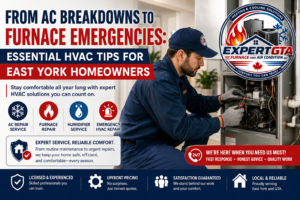 From AC Breakdowns to Furnace Emergencies: Essential HVAC Tips for East York Homeowners