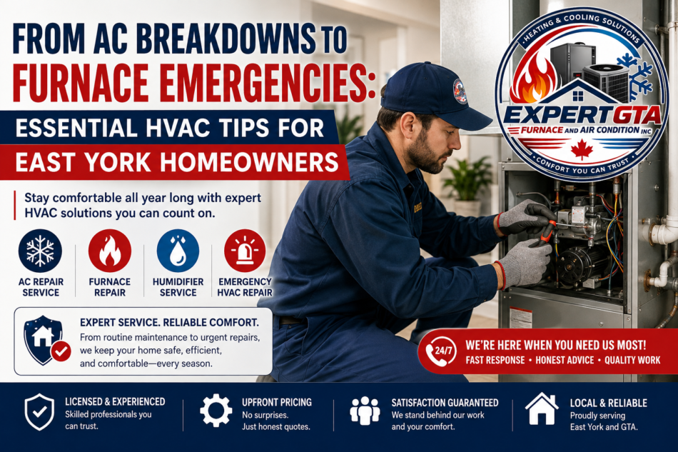 From AC Breakdowns to Furnace Emergencies: Essential HVAC Tips for East York Homeowners