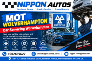 MOT Wolverhampton, Car Servicing Wolverhampton