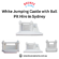 White Jumping Castle with Ball Pit