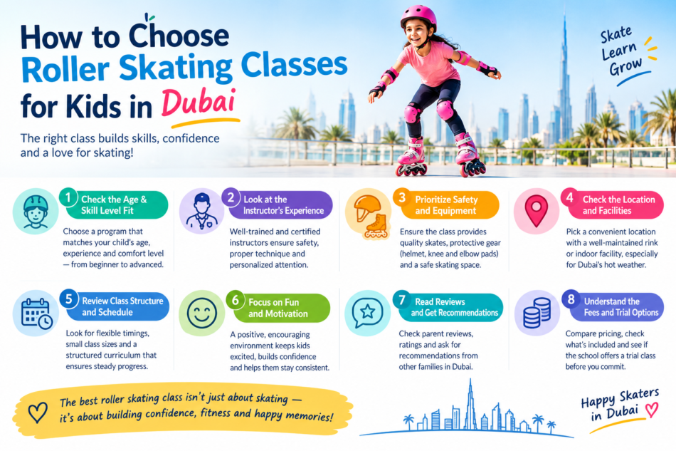 Roller Skating Classes for Kids in Dubai