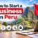 How to Start a Business in Peru