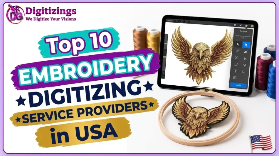 Top 10 Embroidery Digitizing Service Providers in USA