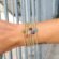 14k gold filled evil eye